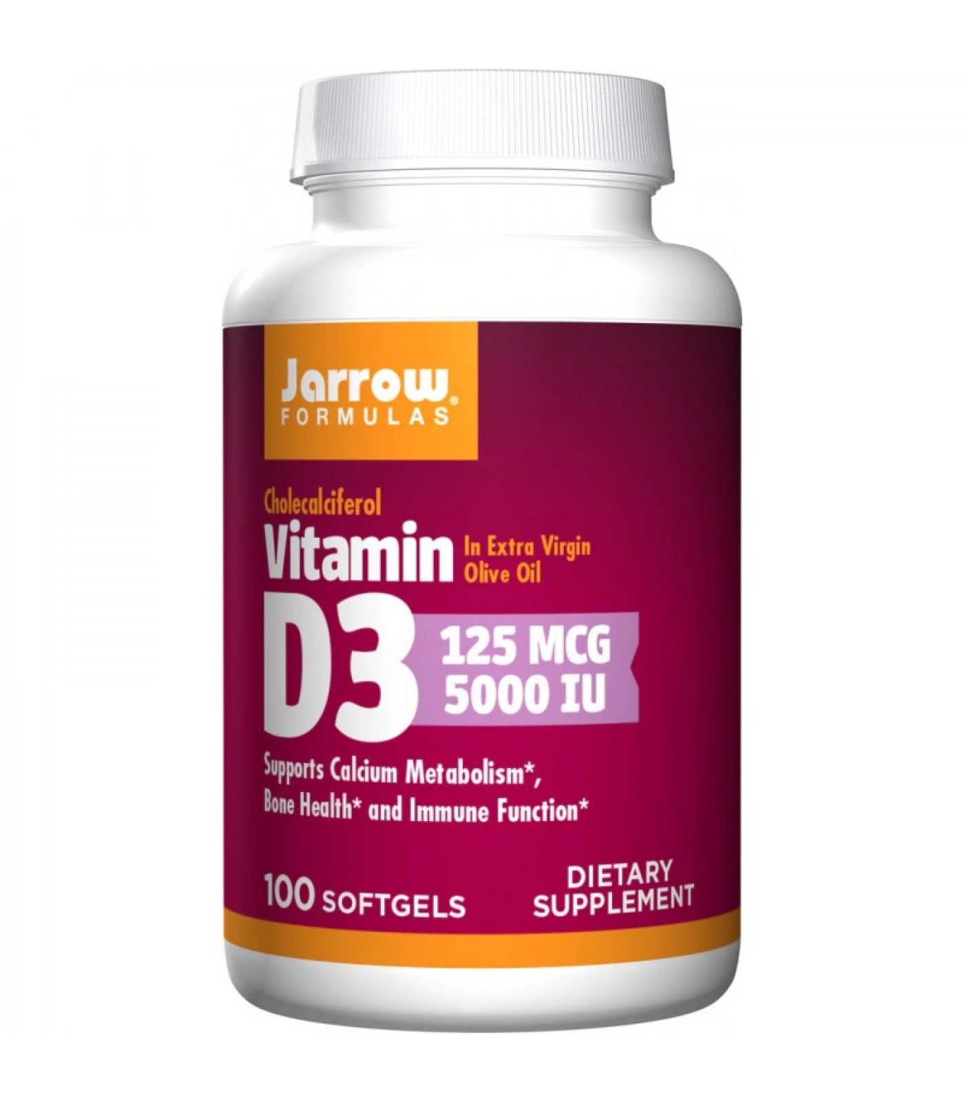 Jarrow Formulas Vitamin D3 5000 - Витамин D